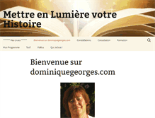 Tablet Screenshot of dominiquegeorges.com